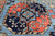 Blue 3' 11" X 11' 10" Runner Super Turkmen Ersari Handmade Wool Rug - Q25021