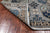 Grey 4' 1" X 9' 8" Super Turkmen Ersari Hand-Knotted Wool Runner Rug - Q25024