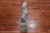 Grey 4' 1" X 9' 8" Super Turkmen Ersari Hand-Knotted Wool Runner Rug - Q25024