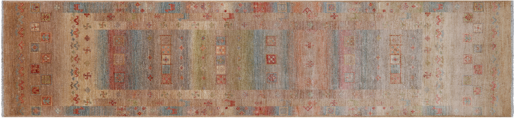 2' 7" X 11' 7" Runner Persian Gabbeh Tribal Hand Knotted Wool Rug - Q25030