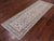 Ivory 2' 7" X 7' 6" Runner Turkish Oushak Washed Out Hand-Knotted Wool Rug - Q25033