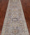 Grey 2' 7" X 11' 7" Turkish Oushak Washed Out Handmade Wool Runner Rug - Q25034