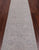Ivory 2' 6" X 11' 2" Runner Turkish Oushak Washed Out Hand Knotted Wool Rug - Q25035