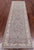 Grey 2' 7" X 9' 6" Runner Turkish Oushak Washed Out Handmade Wool Rug - Q25036