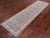 Grey 2' 7" X 9' 6" Runner Turkish Oushak Washed Out Handmade Wool Rug - Q25036