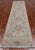 Silver 2' 7" X 11' 5" Turkish Oushak Washed Out Handmade Wool Runner Rug - Q25043