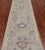 Silver 2' 7" X 11' 5" Turkish Oushak Washed Out Handmade Wool Runner Rug - Q25043
