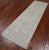 Silver 2' 8" X 8' 7" Runner Turkish Oushak Washed Out Handmade Wool Rug - Q25044