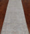 Silver 2' 7" X 9' 8" Turkish Oushak Washed Out Hand Knotted Wool Runner Rug - Q25047