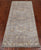 Silver 2' 5" X 5' 6" Runner Turkish Oushak Washed Out Hand Knotted Wool Rug - Q25049