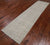 Ivory 2' 6" X 9' 9" Turkish Oushak Washed Out Handmade Wool Runner Rug - Q25060