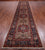 Ivory 3' 9" X 17' 10" Runner Persian Heriz Serapi Hand Knotted Wool Rug - Q25070