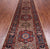 Ivory 3' 9" X 17' 10" Runner Persian Heriz Serapi Hand Knotted Wool Rug - Q25070