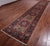 Ivory 3' 9" X 17' 10" Runner Persian Heriz Serapi Hand Knotted Wool Rug - Q25070