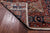 Ivory 3' 9" X 17' 10" Runner Persian Heriz Serapi Hand Knotted Wool Rug - Q25070