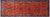 Rust 4' 0" X 11' 3" Persian Heriz Serapi Handmade Wool Runner Rug - Q25071