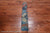 Blue 4' 0" X 9' 9" Runner Super Turkmen Ersari Handmade Wool Rug - Q25072