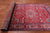 Red 4' 8" X 12' 10" Vintage Persian Heriz Serapi Handmade Wool Rug - Q25074