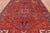 Red 8' 0" X 10' 6" Vintage Persian Heriz Serapi Hand-Knotted Wool Rug - Q25079