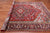 Red 7' 8" X 10' 10" Vintage Persian Heriz Serapi Hand Knotted Wool Rug - Q25080