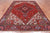 Red 7' 10" X 10' 10" Vintage Persian Heriz Serapi Handmade Wool Rug - Q25081