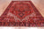 Red 7' 9" X 11' 2" Vintage Persian Heriz Serapi Hand-Knotted Wool Rug - Q25083