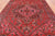 Red 7' 6" X 10' 9" Vintage Persian Heriz Serapi Handmade Wool Rug - Q25084