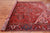 Red 8' 8" X 11' 1" Vintage Persian Heriz Serapi Handmade Wool Rug - Q25085