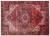 Rust 9' 0" X 11' 10" Vintage Persian Heriz Serapi Hand Knotted Wool Rug - Q25086