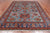 Blue 7' 11" X 10' 3" Super Kazak Hand-Knotted Wool Rug - Q25087