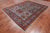 Blue 7' 11" X 10' 3" Super Kazak Hand-Knotted Wool Rug - Q25087