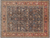 Grey 7' 9" X 10' 3" Persian Antique Finish Zero Pile Handmade Wool Rug - Q25090
