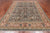 Grey 7' 9" X 10' 3" Persian Antique Finish Zero Pile Handmade Wool Rug - Q25090