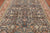 Grey 7' 9" X 10' 3" Persian Antique Finish Zero Pile Handmade Wool Rug - Q25090