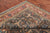 Grey 7' 9" X 10' 3" Persian Antique Finish Zero Pile Handmade Wool Rug - Q25090