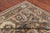 Brown 8' 11" X 11' 8" Persian Antique Finish Zero Pile Handmade Wool Rug - Q25092