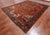 Orange 9' 6" X 12' 1" Vintage Persian Heriz Serapi Handmade Wool Rug - Q25093