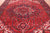 Red 9' 11" X 12' 10" Vintage Persian Heriz Serapi Hand-Knotted Wool Rug - Q25094
