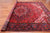 Red 9' 11" X 12' 10" Vintage Persian Heriz Serapi Hand-Knotted Wool Rug - Q25094