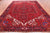 Red 10' 0" X 12' 9" Vintage Persian Heriz Serapi Hand-Knotted Wool Rug - Q25095