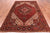 Rust 6' 5" X 9' 2" Vintage Persian Heriz Serapi Handmade Wool Rug - Q25097