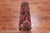 Red 6' 8" X 9' 5" Vintage Persian Heriz Serapi Hand-Knotted Wool Rug - Q25098