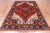 Red 6' 8" X 9' 5" Vintage Persian Heriz Serapi Hand-Knotted Wool Rug - Q25098