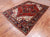 Red 6' 8" X 9' 5" Vintage Persian Heriz Serapi Hand-Knotted Wool Rug - Q25098