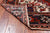 Red 6' 8" X 9' 5" Vintage Persian Heriz Serapi Hand-Knotted Wool Rug - Q25098