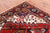 Red 6' 8" X 9' 5" Vintage Persian Heriz Serapi Hand-Knotted Wool Rug - Q25098