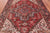 Red 7' 1" X 10' 5" Vintage Persian Heriz Serapi Hand-Knotted Wool Rug - Q25100