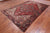 Red 7' 1" X 10' 5" Vintage Persian Heriz Serapi Hand-Knotted Wool Rug - Q25100