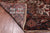 Red 7' 1" X 10' 5" Vintage Persian Heriz Serapi Hand-Knotted Wool Rug - Q25100