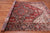 Red 7' 1" X 10' 5" Vintage Persian Heriz Serapi Hand-Knotted Wool Rug - Q25100